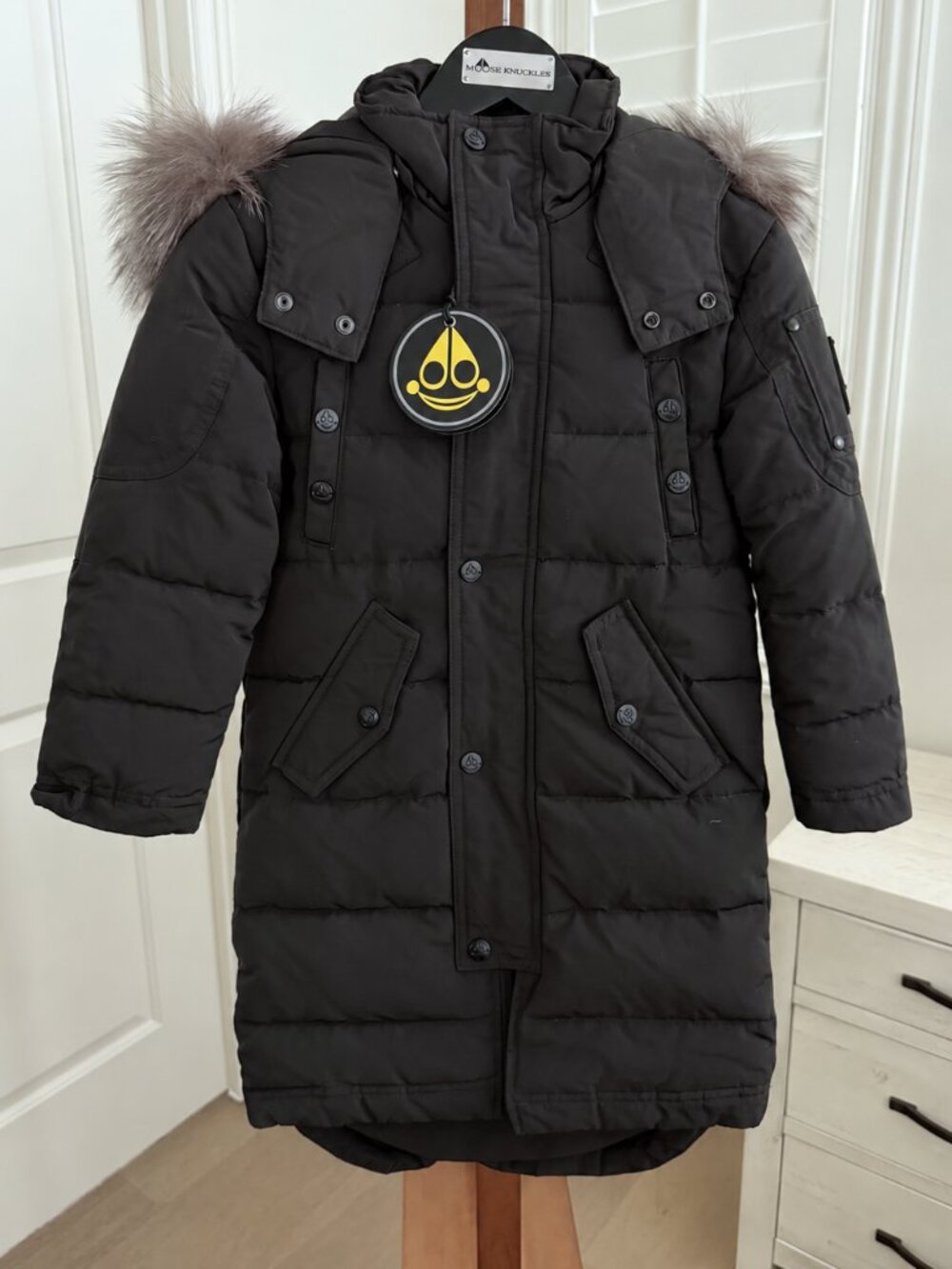 NWT - Moose Knuckles Unisex Kids Parka - Ground W/ Frost❄️